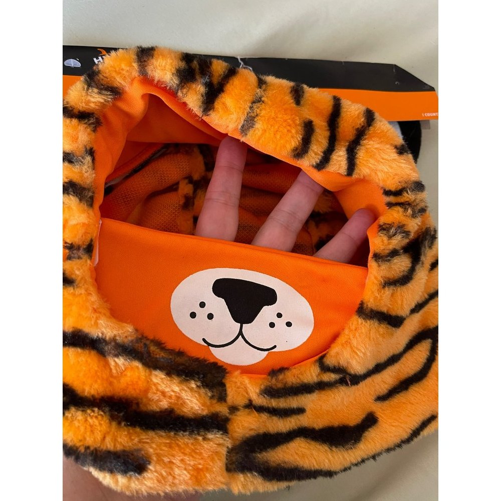 Hyde and Eek Faux Fur Tiger Mask/ Headwear - Picture 2 of 6